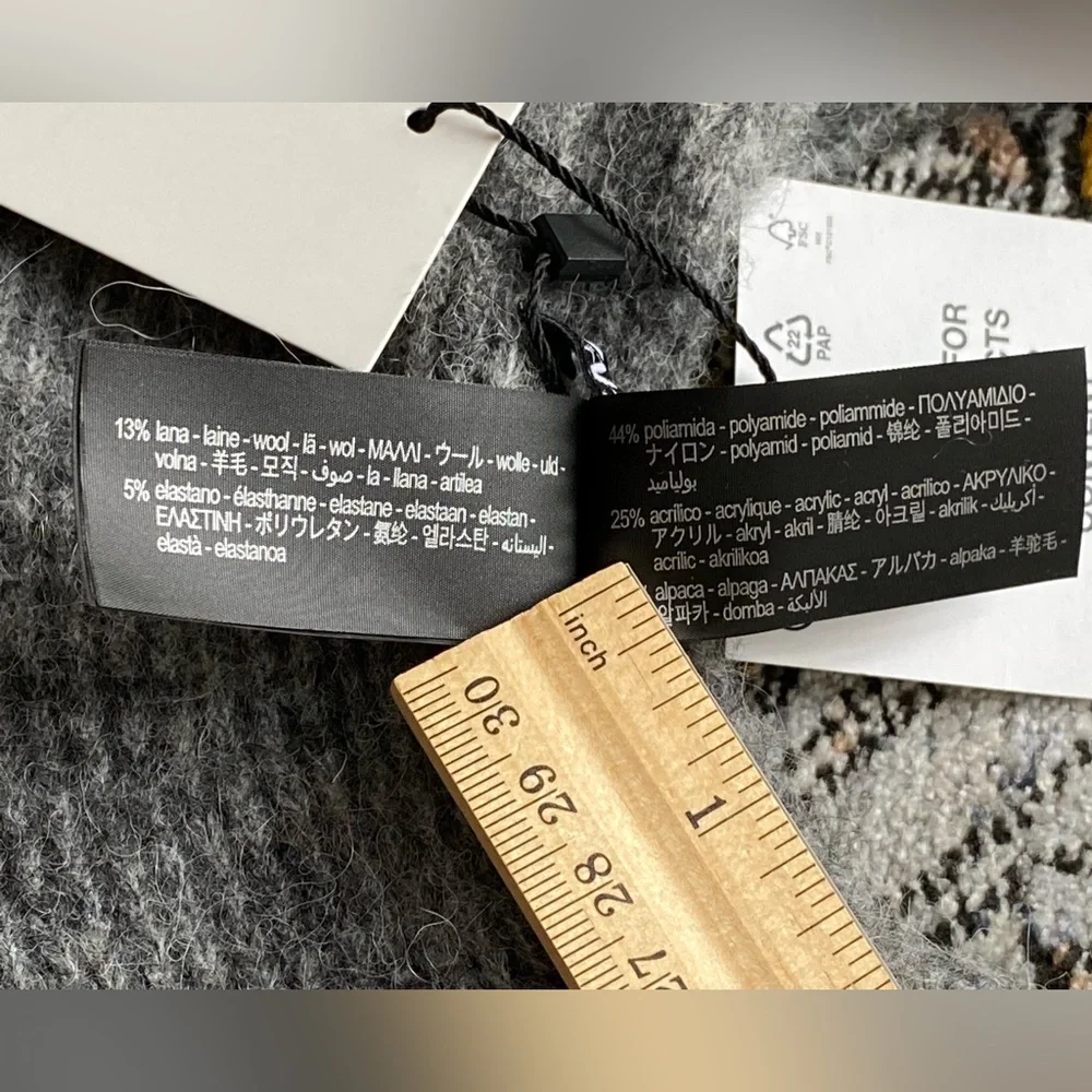Zara Wool & Alpaca Blend scarf
